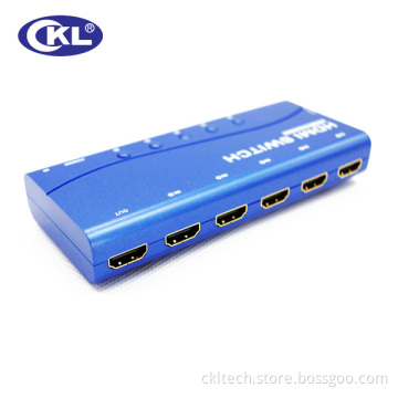 5 in 1 out HDMI Switch (REOTE CONTROL) Mini Type